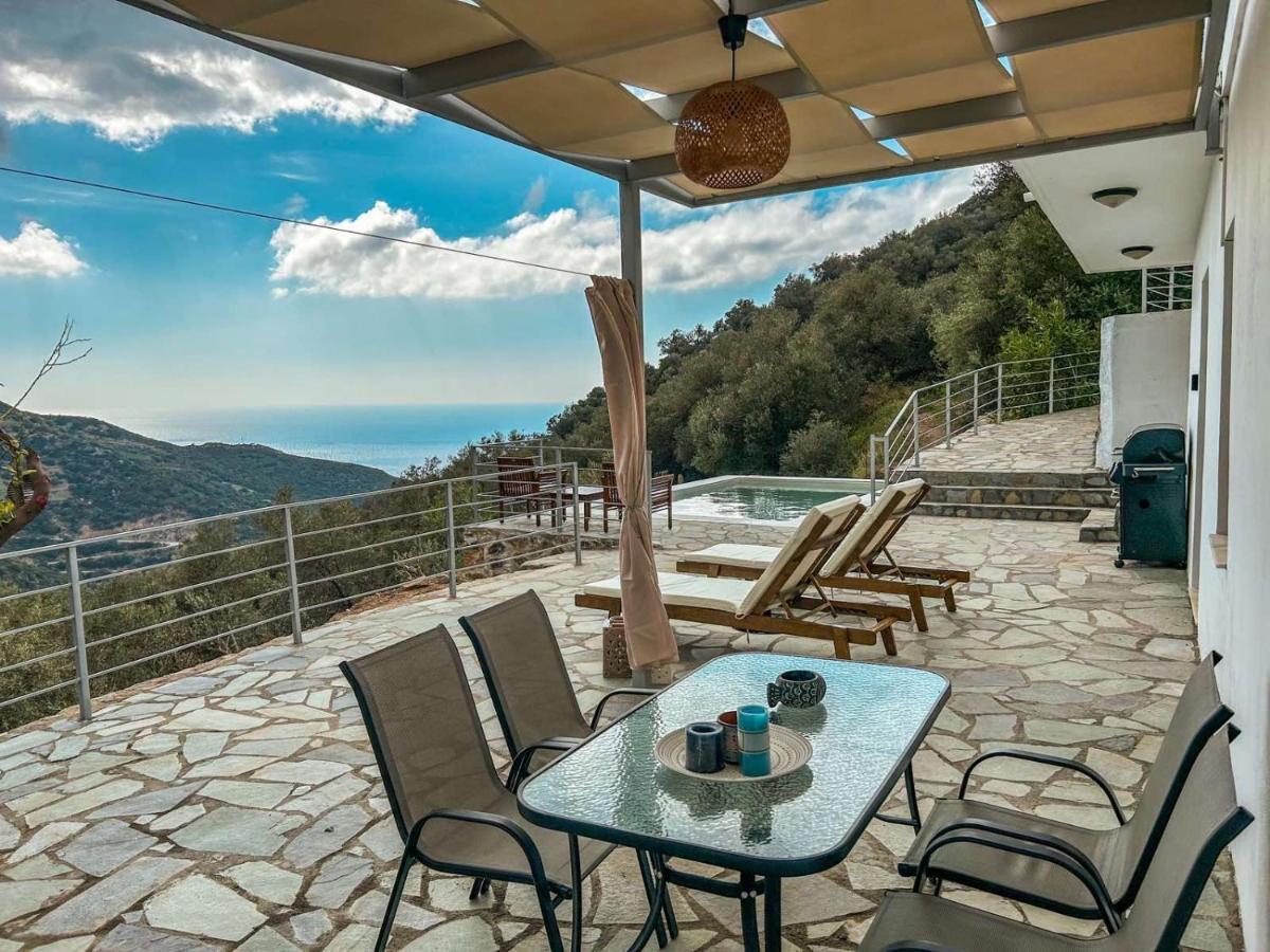 Kampos View - Quiet House At The End Of The Road, Private Pool Villa Kambos  ภายนอก รูปภาพ